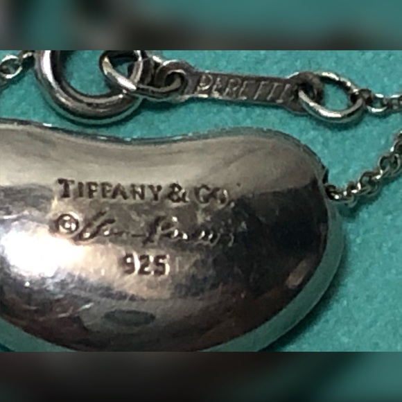 Tiffany by Peretti 925 Large Bean 16” Necklace - Picture 4 of 10